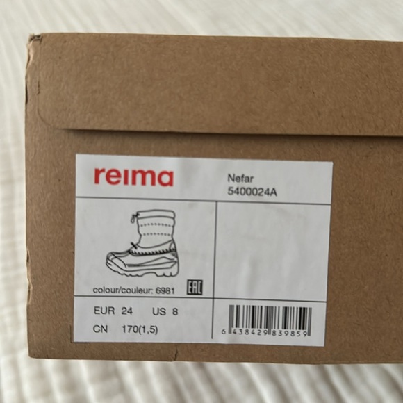 Reima - Water-Repellent Galosh Winter Boots - Nefar Size US 8 - Picture 4 of 9